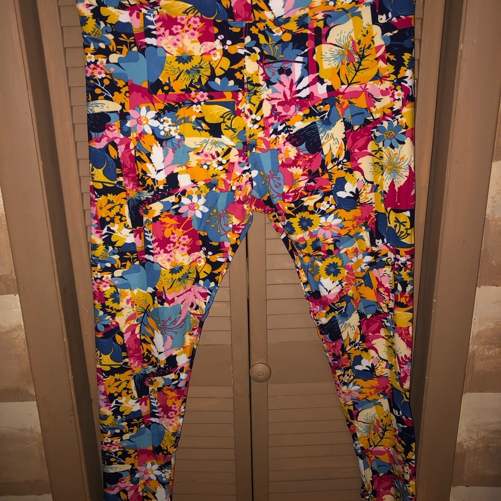 LuLaRoe Colorful Floral Leggings